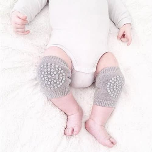 Makeover Baby Knee Pad Kids Safety Crawling Elbow Infant Toddler 1 Pair - Light Grey