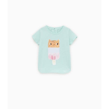 Cat Print T-shirt