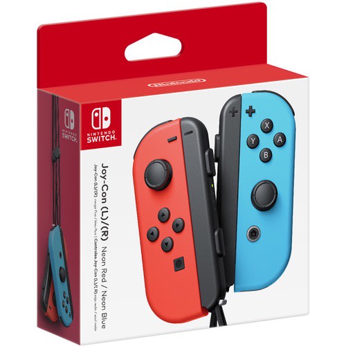 Switch Joy-con Controllers (Neon Red/blue)