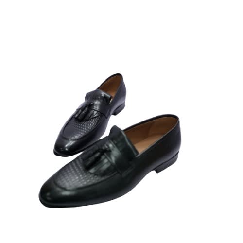 Anax - Leather Shoe - Black