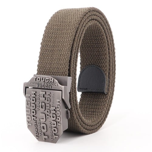 Aluminium Buckle Tactical Belts - Golden  Green