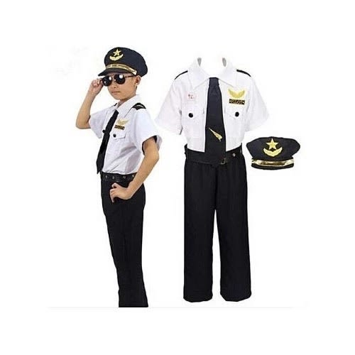 Kids Pilot Costume - Complete Set