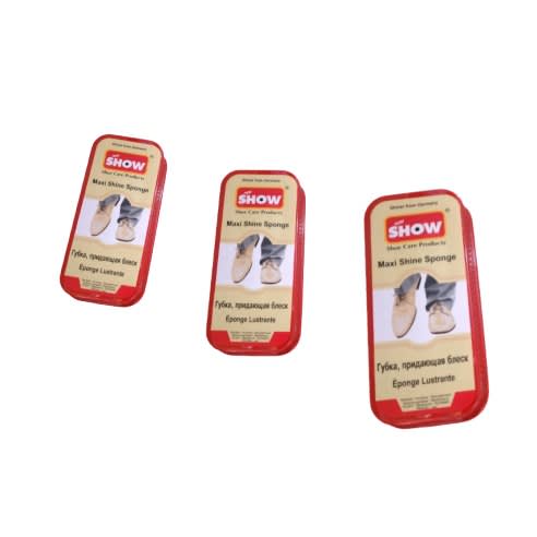 Maxi Shine Sponge For Shoe - Neutral - 3pcs