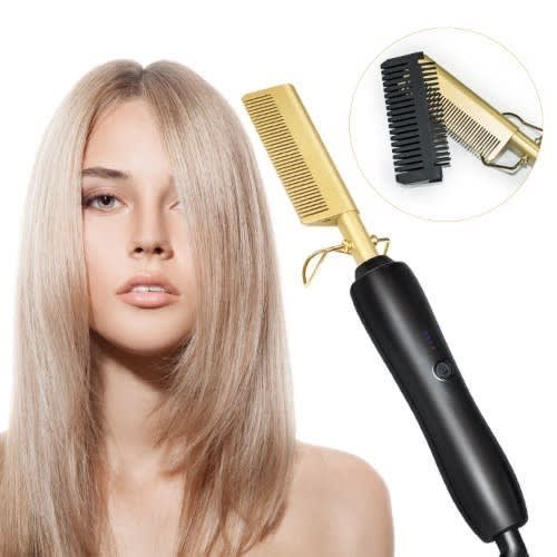 Electric Hot Hair Straightening Comb - 42W