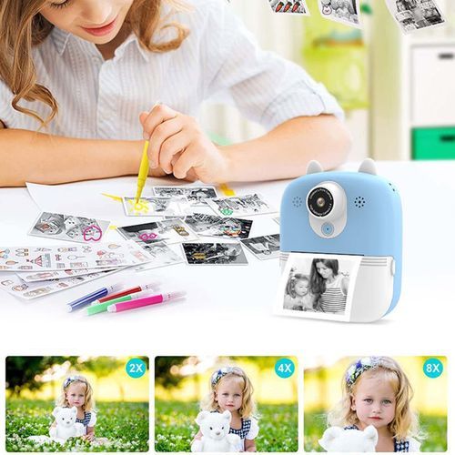 Children Instant Camera Child Selfie Camera Toy 2 Blue