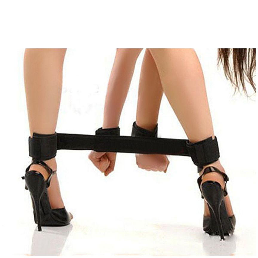 Sexy Adjustable PU Leather Plush Handcuff Ankle Cuff Restraints Bondage Sex Bondage Toy