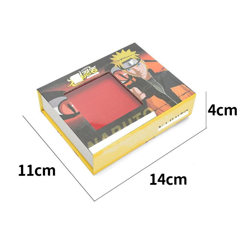 Anime peripheral Akatsuki Uchi Itachi ninja ring cosplay props jewelry set wholesale Ring box (with words)