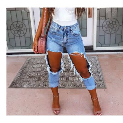 Ripple Laps Boyfriend Jean