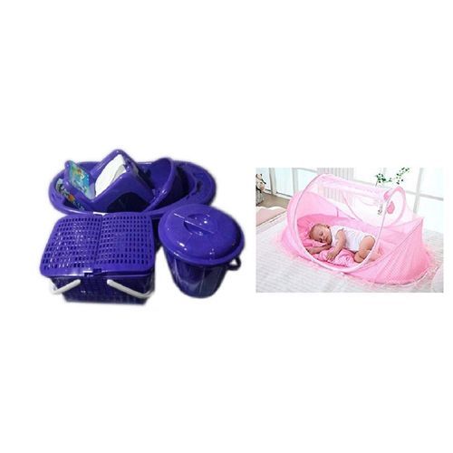 7n1 Baby Bath Set With Baby Bed Net