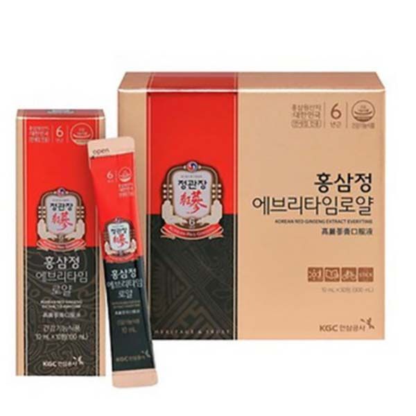 100% Korean Ginseng Extract Liquid Portable Sticks 3000mg]