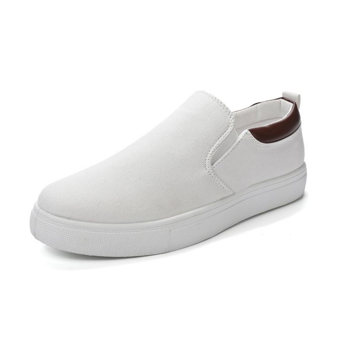 Men's Korean Style Casual Shoes-White