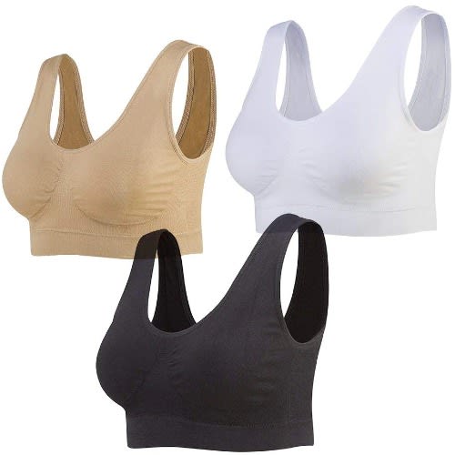 Wireless Sport Bra Set Of 3