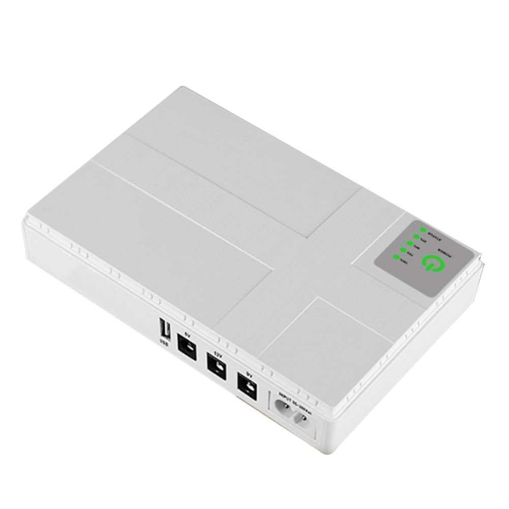 5V 9V 12V Mini UPS Uninterruptible Power Supply USB 10400MAh Battery for WiFi Router CCTVUS Plug