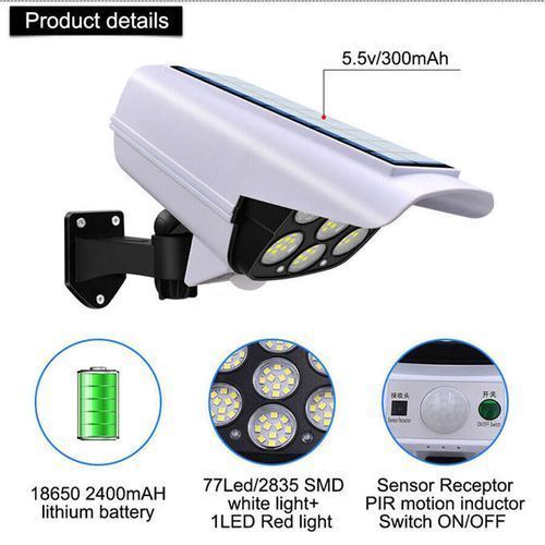 Solar Sensor Light 77 SMD LED Not A Camera