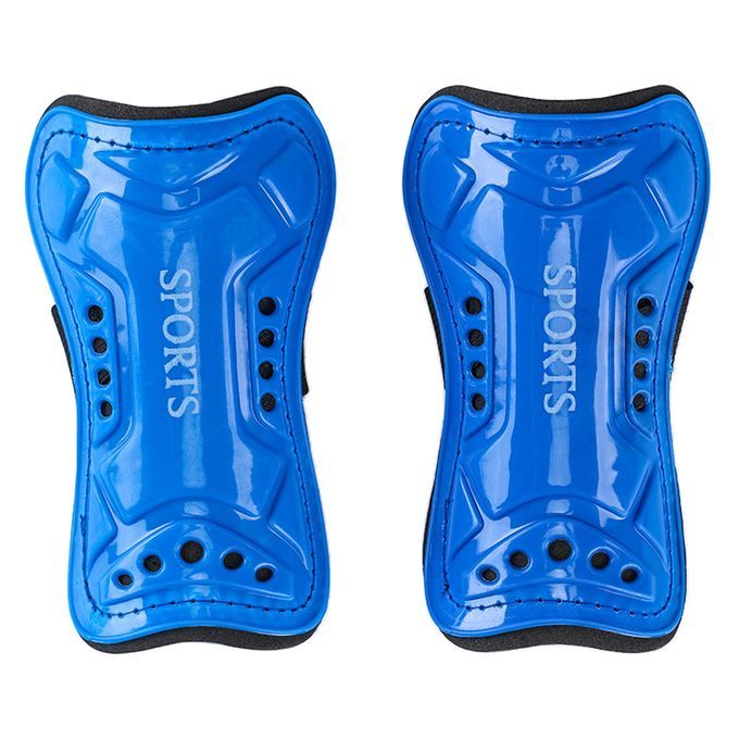 2x Children Adults SHINPADS Leg Protector Leg Protector Equipment Blue