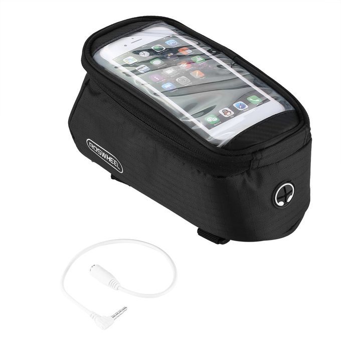 Y Ling Bike Front Top Frame Pannier Tube Bag  Ase Pou H For  Ell Phone-black