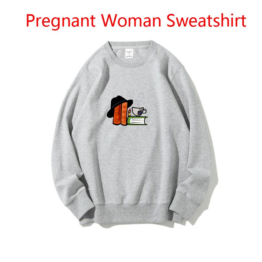 Grey 1052-Fashion Korean Version Maternity Women Sweaters Love Letter Funny Cute Sweet