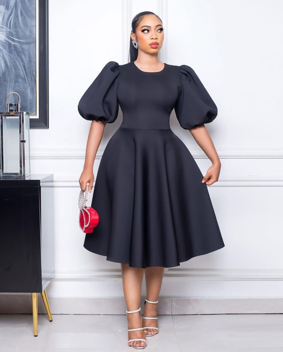 Nelly Black Cooperate Office Classy Dress