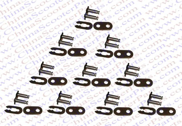 10PCS T8F Chain Master Link Mini Moto Pocket Dirt Pit ATV Quad Go Kart E Gas Scooter 47CC 49CC