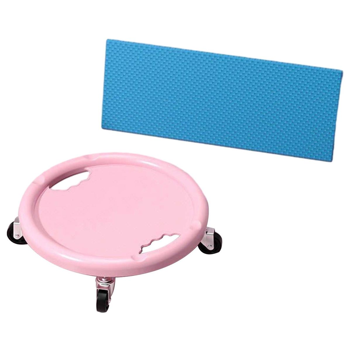 Abdominal Roller Wheel Abdominal Muscle Trainer Pink