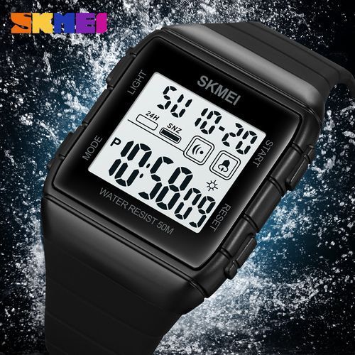 Countdown Stopwatch Sport Watch Mens Watches Male Clock 1960