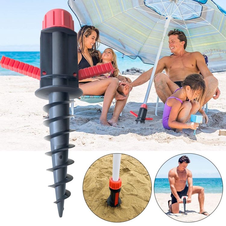 32mm Pipe Diameter Umbrella Plastic Spiral Ground Plug
