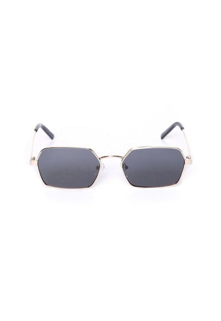 Ultra Slim Metal Hexagon Geometric Sunglasses