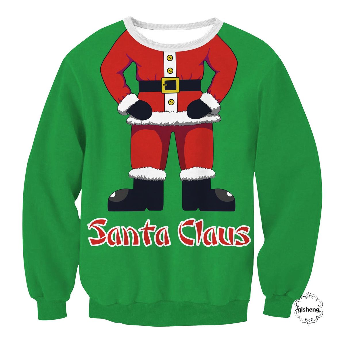 Christmas Pullover Sweatshirt All-match Round Neck Long
