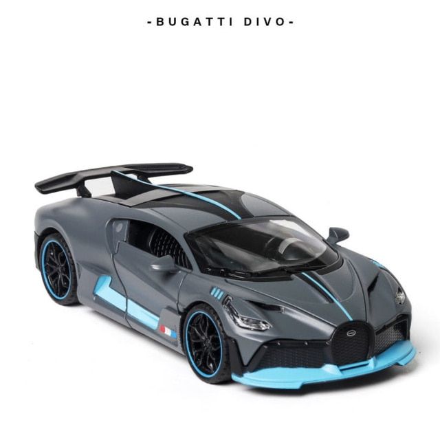 1:32 Bugatti Divo Alloy Diecasts Toy Car Model Pull Back Met