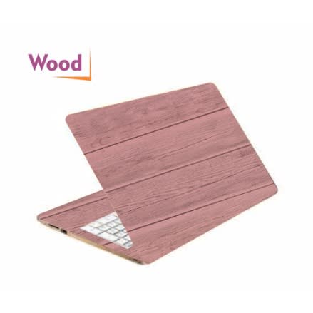 Rosegold Wood Skin Case For Laptop