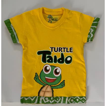 Turtle Taido Girls Top - Yellow