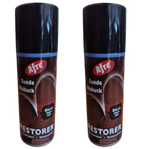 Alfre Nubuck Restorer Spray Polish - Black