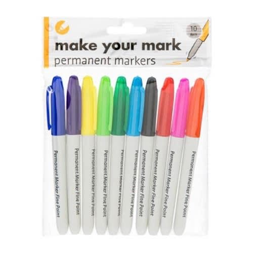 Permanent Markers - 10-pcs