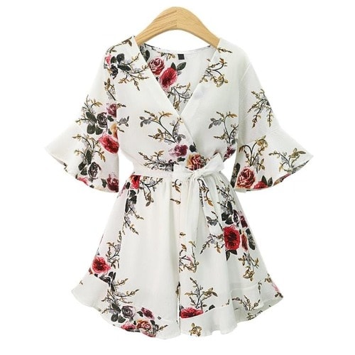 Floral Print Playsuit
