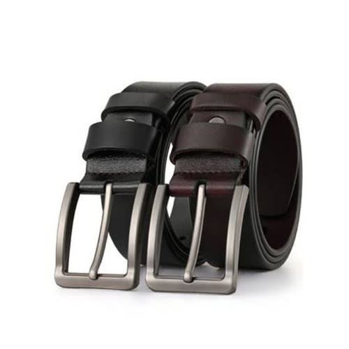 Men Genuine Leather Belt 2 In 1