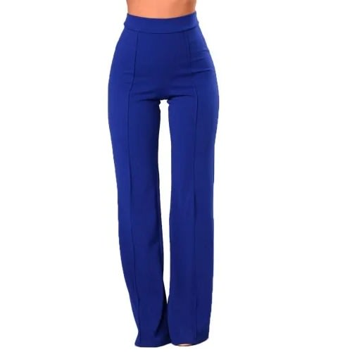 La banga High Waist Trouser - Blue