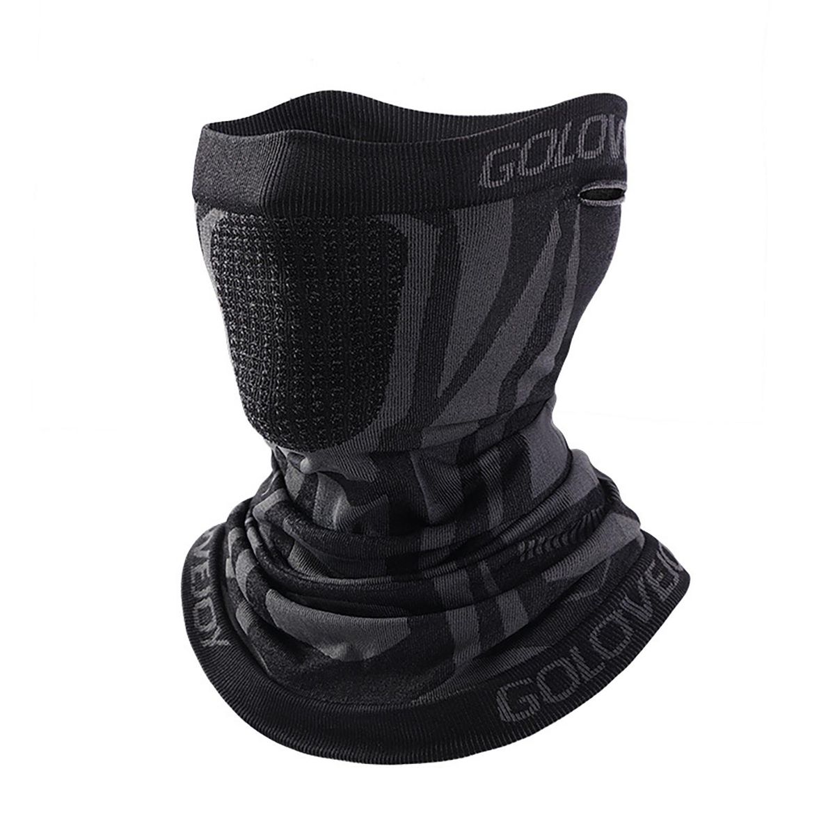 Ski Face Cover Sweat Wicking Close Fit Face Cover Black