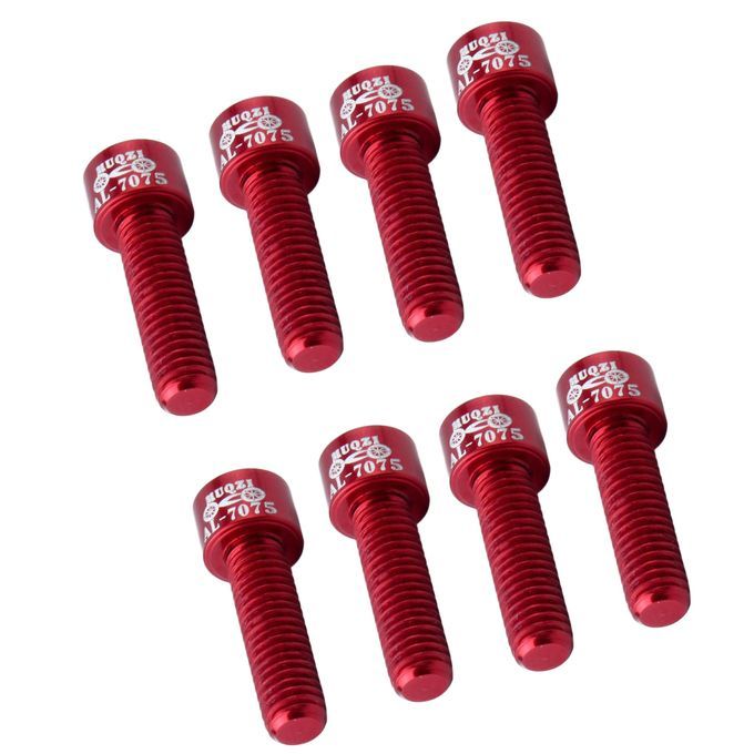 8pcs M5x17mm Bike Stem Screws Replacement Ti Bolts For Bicycle Headset