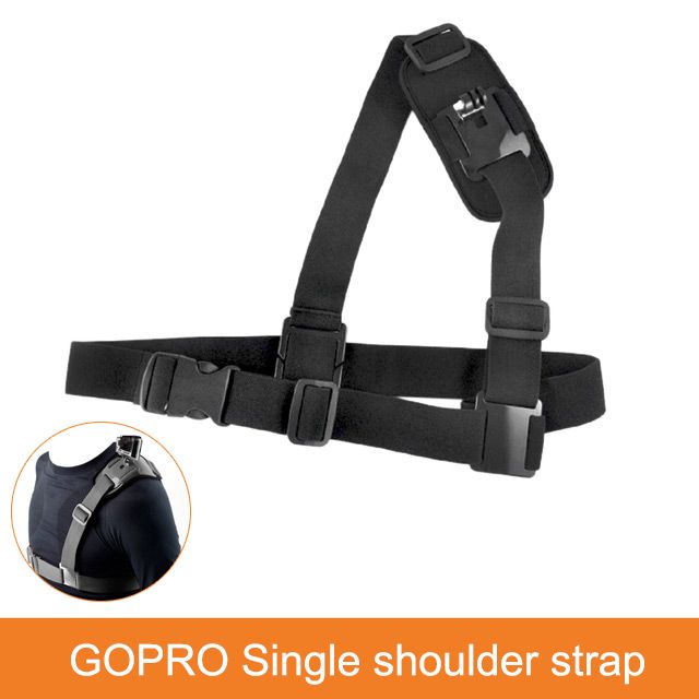 LANBEIKA Adjustable Chest Strap Mount Harness Belt + J-hook