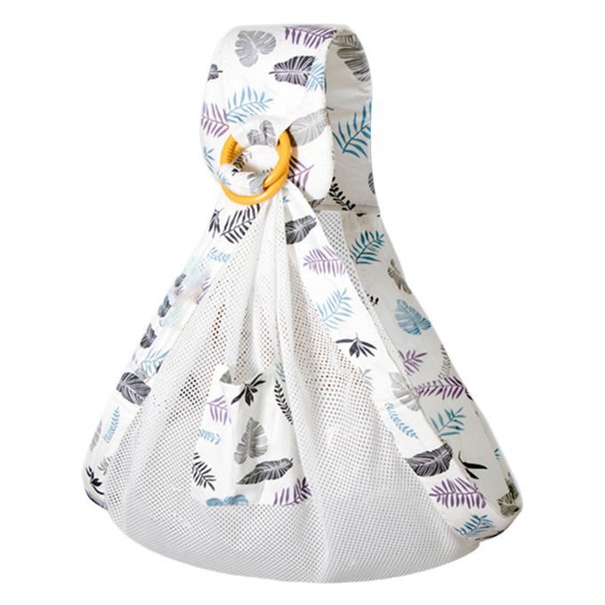 Infant Baby Carrier Stretchy Sling Wrap Breathable Ergonomic White
