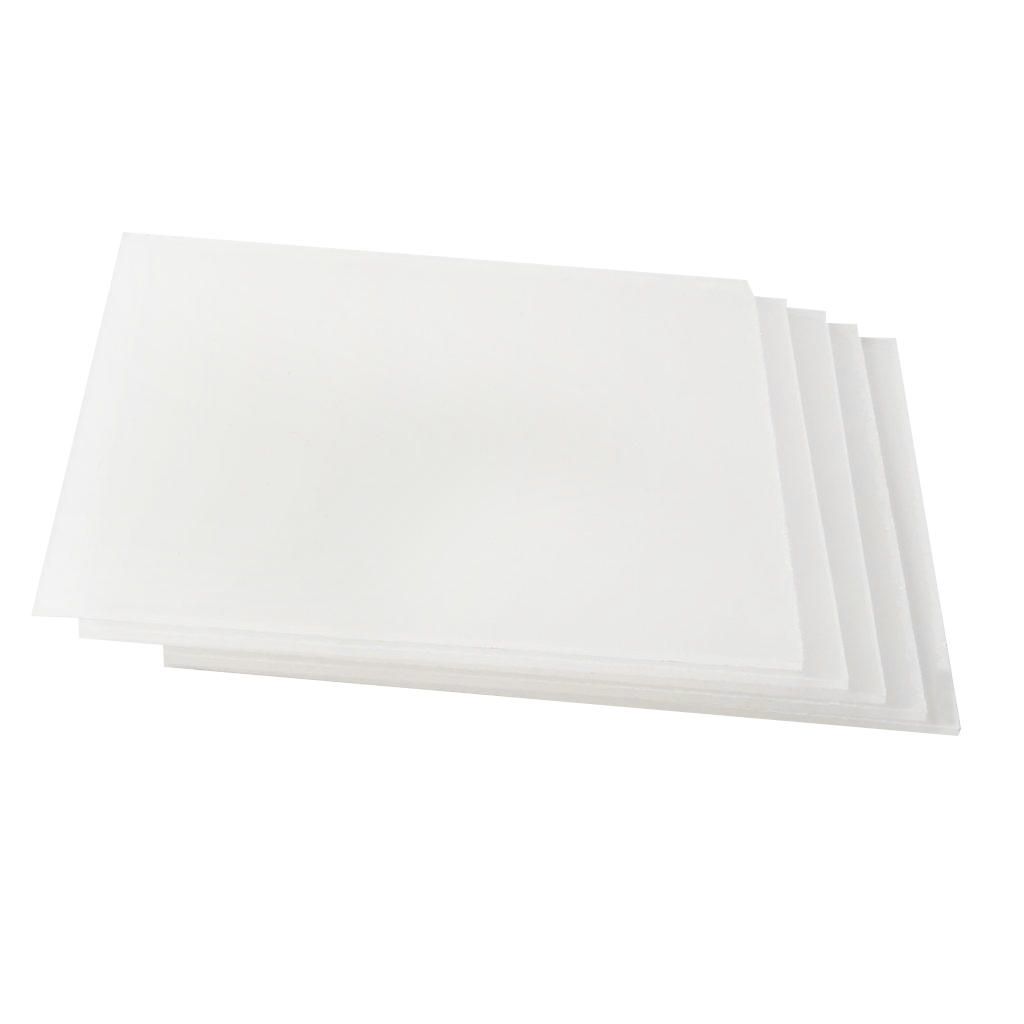 Clear Acrylic Perspex Sheet Cut Transparent 200x200x2mm