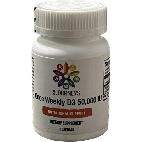 Vitamin D3 50,000 IU 15Caps Once Weekly