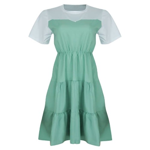Round Neck Shift Dress