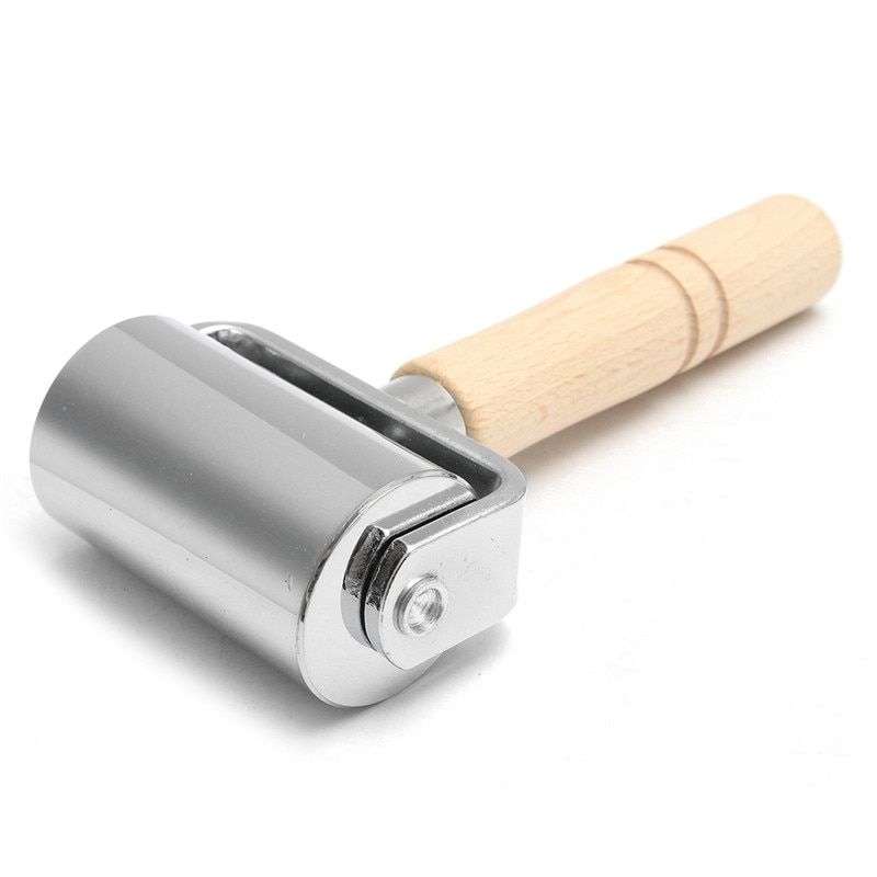 Platen Tool For Leathercraft Leather Press Edge Creaser Smoother Stamping Roller Leather  Laminating Roller Steel  Roll