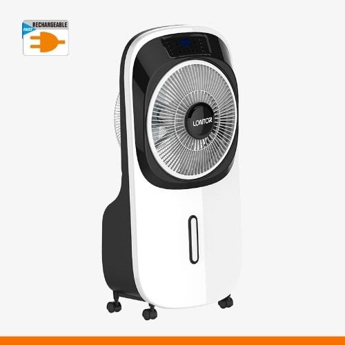 Rechargeable Mist Air Cooler With Remote & Wheels