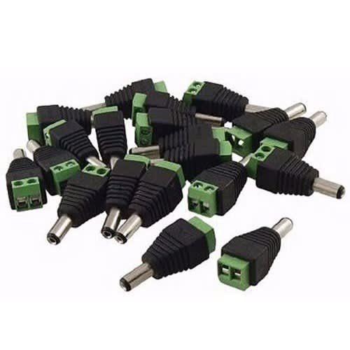 Cctv Power Plugs For Surveillance Camera - 50 Pieces