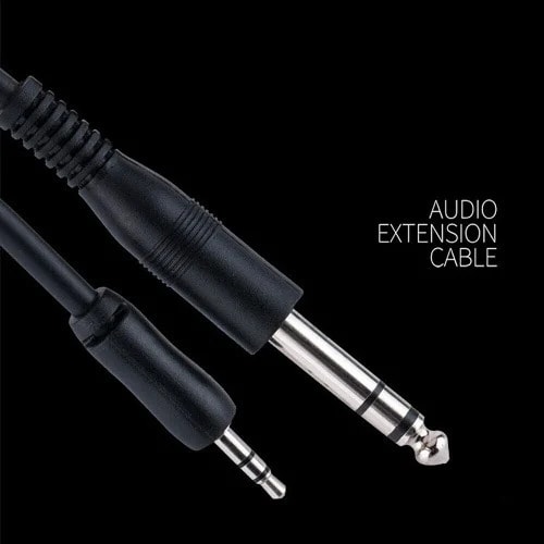 Male Aux Jack To 6.5mm Male Aux Jack - 3.5mm  - 3 Pieces
