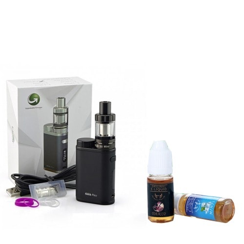 Black 75watt Eleaf Istick Pico Shisha Pen Kit With 2 E-juice of 10ml