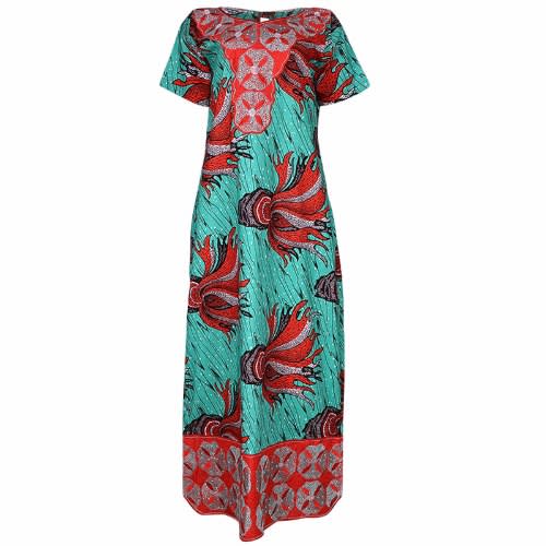 Planetdeals-Flower Designed Women Ankara Wear
