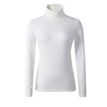 Eml Cotton Turtle Neck Long Sleeve - White